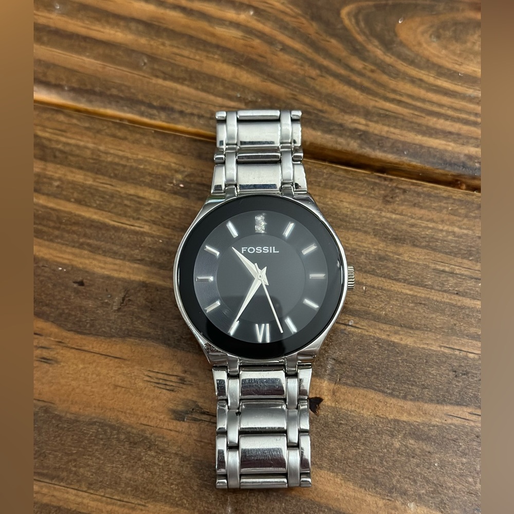 Fossil Arkitekt Black Dial Stainless Steel Bracelet Men's Watch Fs4213